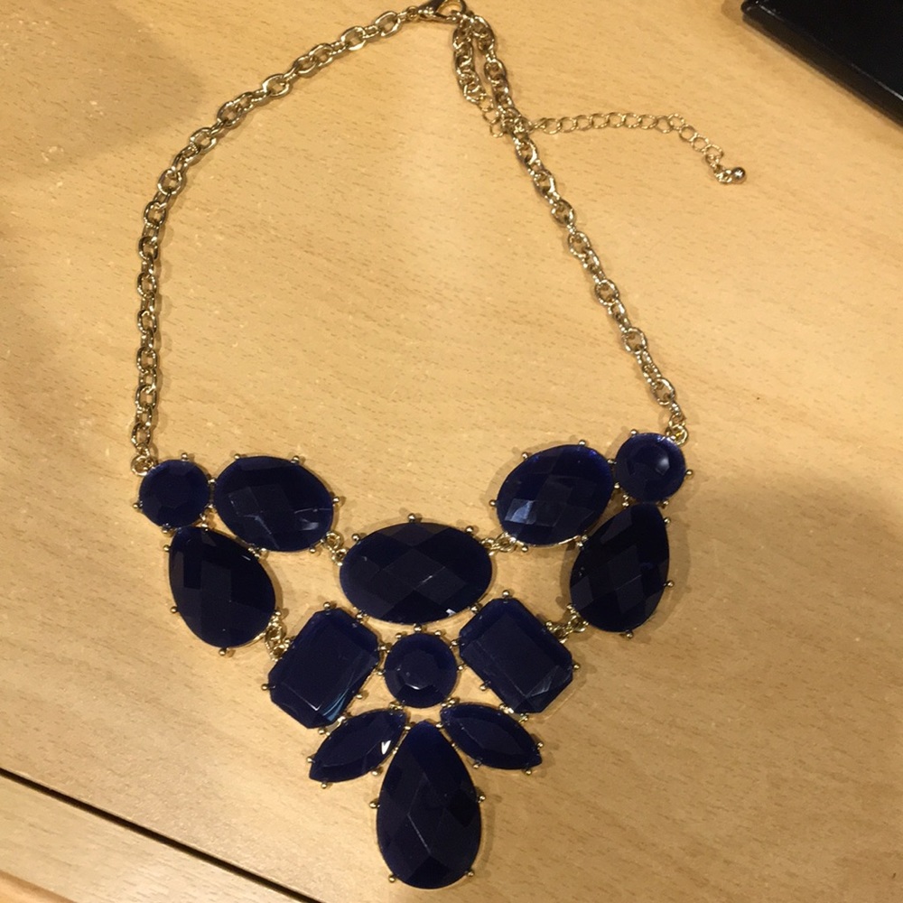 Navy necklace